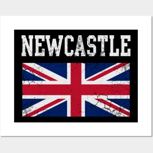 Newcastle England Union Jack Posters and Art